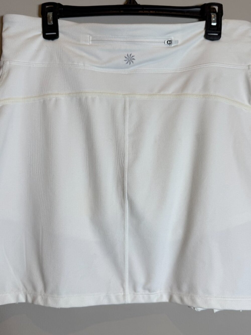 Athleta Under Par Golf Skort Women Large White Preppy Pleated Activewear Outdoor - Picture 7 of 12